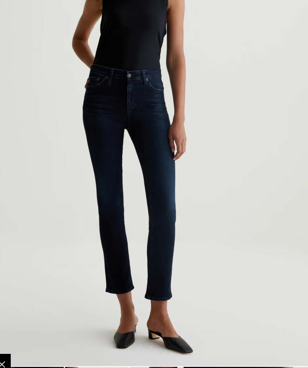 AG JEANS Mari High Rise Straight Denim Jean in 3 Years Highrise // 00